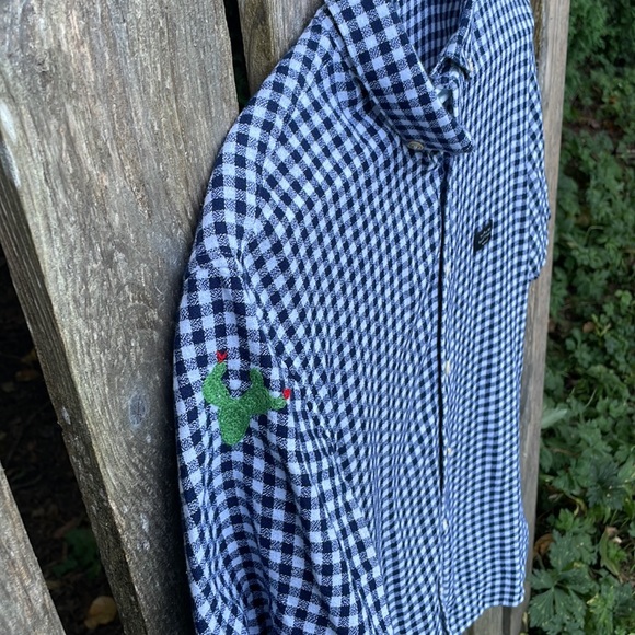 Barney Cools Short sleeve button up with custom cactus on sleeve - Picture 4 of 5